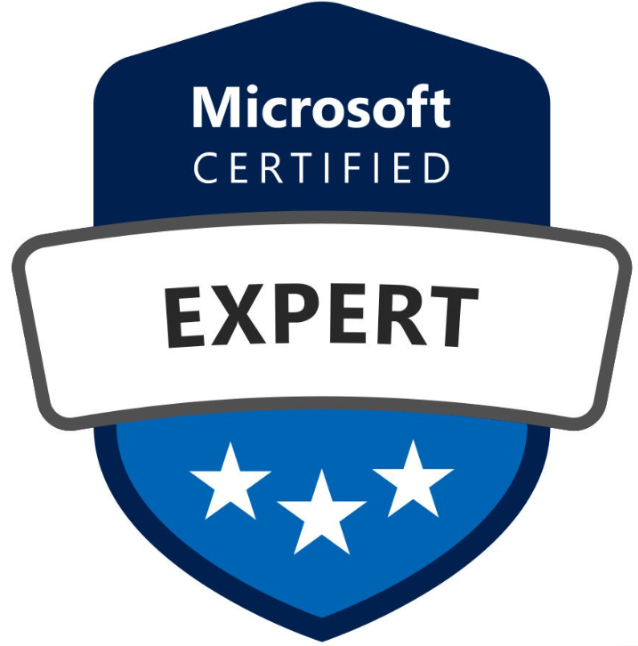 Badge Microsoft Certified Expert